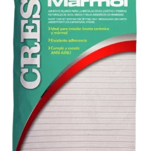 Crest Pega Mármol 20 Kg.